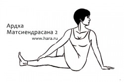 Ардха Матсиендрасана 2